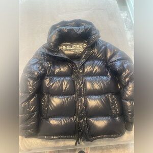 The Super Puff- Hi Gloss, Black, Classic Length